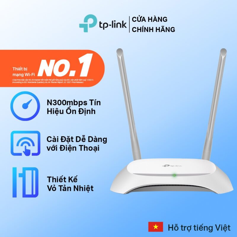 [Hỏa Tốc] Bộ Phát Wifi TP-Link TL-WR840N Chuẩn N 300Mbps 1