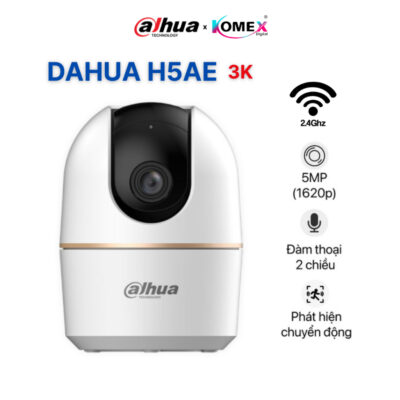 Camera Wifi 360 Độ Dahua DH-H5AE/H3AE H3B 2K 3K 3MP/5MP Đàm Thoại 2 Chiều Phát Hiện Người Và Chuyển Động 1