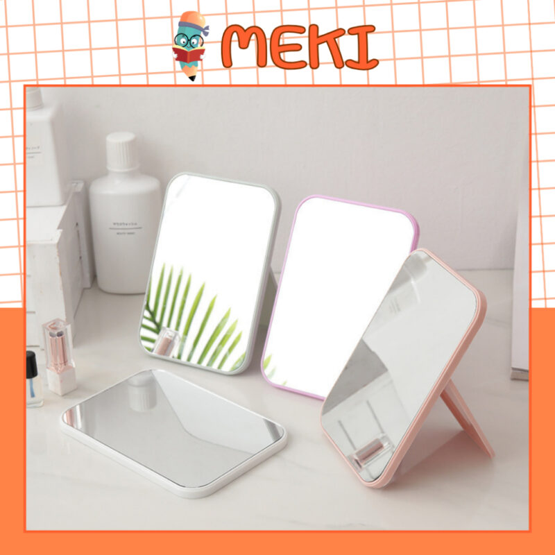Gương Soi Để Bàn Gấp Gọn Mini MEKI Gương Trang Điểm Nhiều Màu Dễ Thương Văn Phòng Phẩm 1